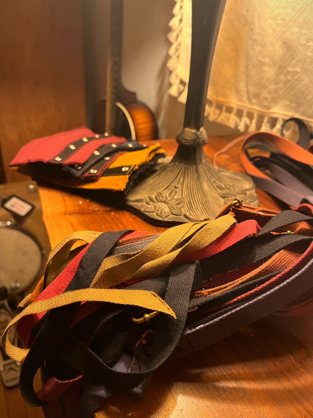 Fiddle Ease straps in various colors